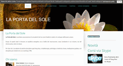 Desktop Screenshot of laportadelsole.info