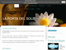 Tablet Screenshot of laportadelsole.info